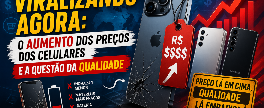 O Que Está Viralizando Agora: O Aumento dos Preços dos Celulares e a Questão da Qualidade