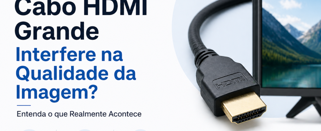 Cabo HDMI Grande Interfere na Qualidade da Imagem? Entenda o que Realmente Acontece