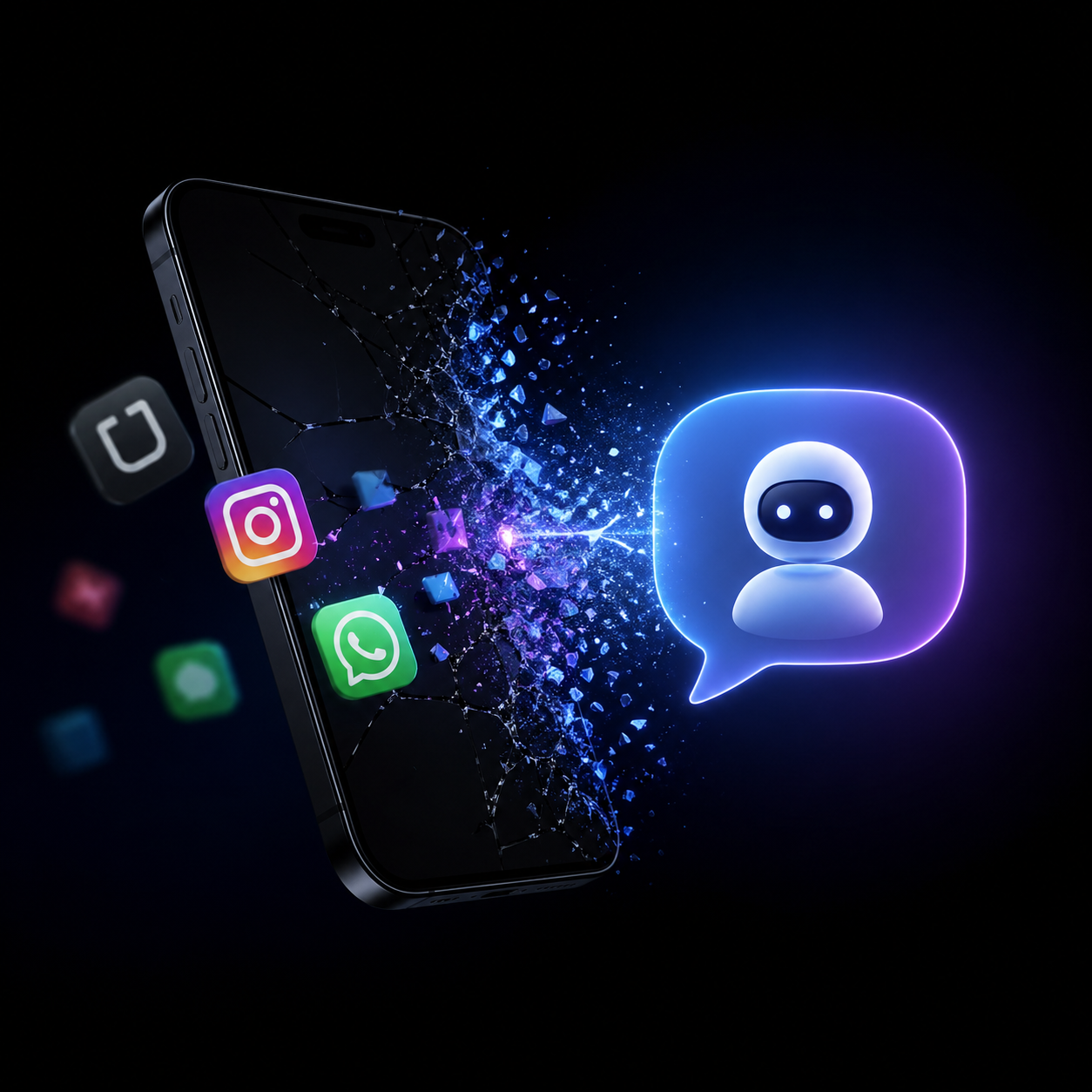 O Fim dos Apps? Como a IA Está Matando Aplicativos Tradicionais
