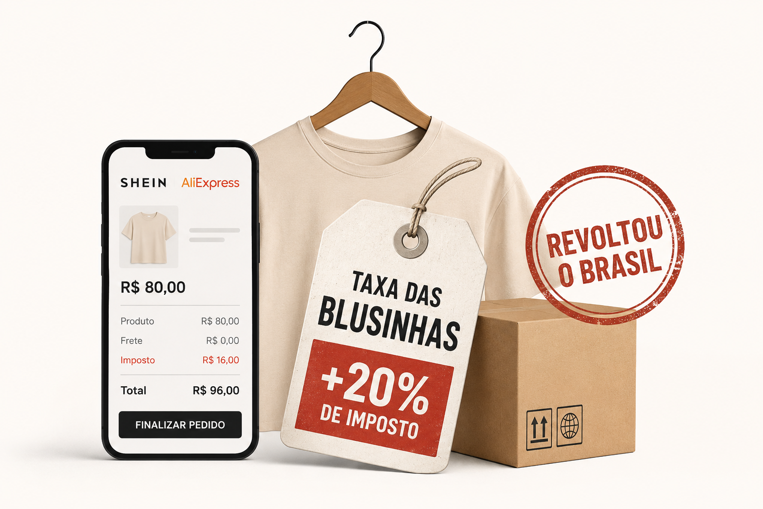 A Taxa das Blusinhas que revoltou o Brasil