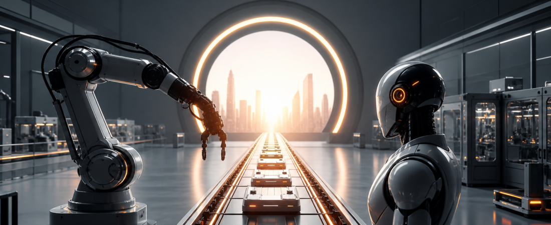 O Futuro das Fábricas: Tecnologia Transformando a Produção em 2026